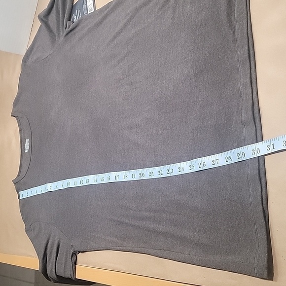 Jockey, Size L, Dark Gray Jersey Knit Stretch Long Sleeve Tee.  NEW with Tags - Picture 8 of 11